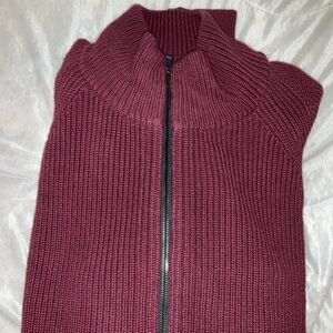 Belstaff men's sweater, maroon colour, size 3XL PIT TO PIT 23”, cotton, New.